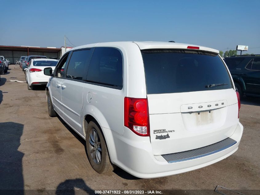 2017 DODGE GRAND CARAVAN SE - 2C4RDGBG2HR568069