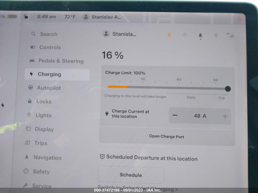 VIN 5YJ3E1EB8KF199625 2019 TESLA MODEL 3 LONG RANGE/PERFORMANCE