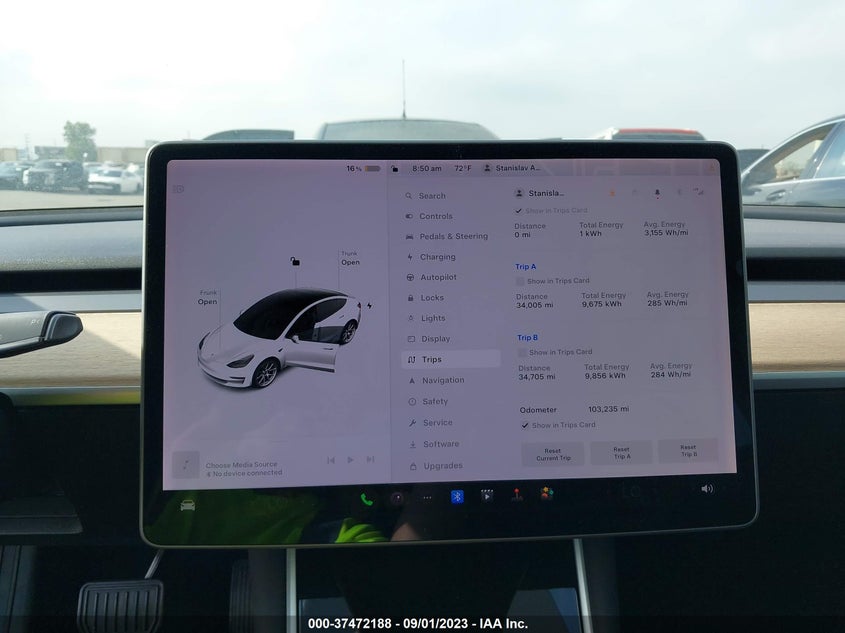 VIN 5YJ3E1EB8KF199625 2019 TESLA MODEL 3 LONG RANGE/PERFORMANCE