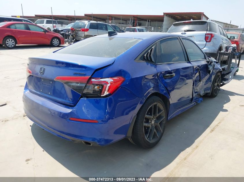 2HGFE2F59NH587250 Honda Civic Sedan SPORT 4