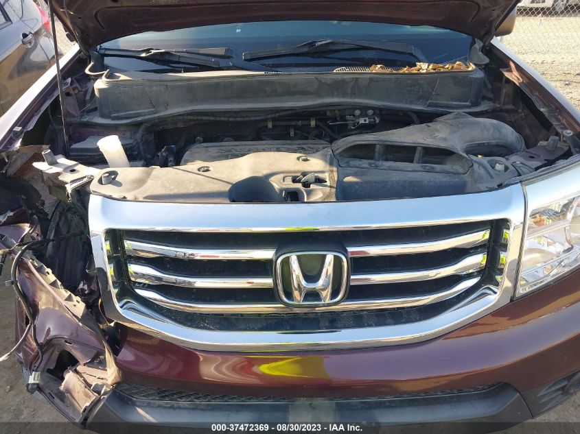 2014 HONDA PILOT LX - 5FNYF4H29EB057496