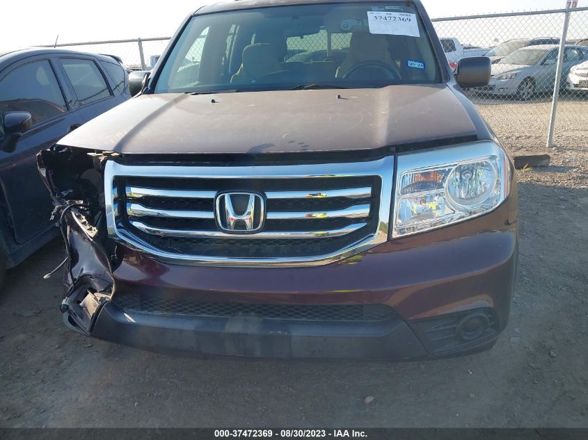 2014 HONDA PILOT LX - 5FNYF4H29EB057496