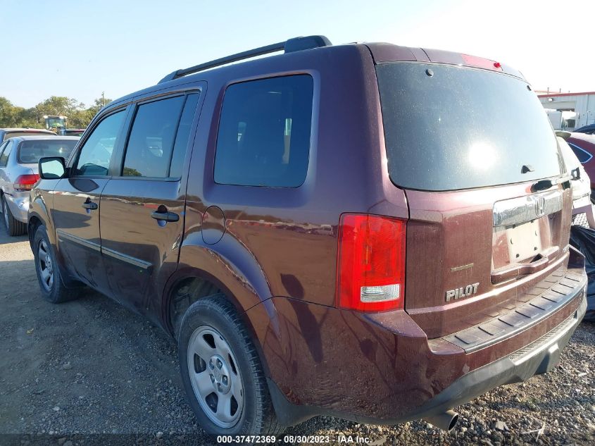 2014 HONDA PILOT LX - 5FNYF4H29EB057496