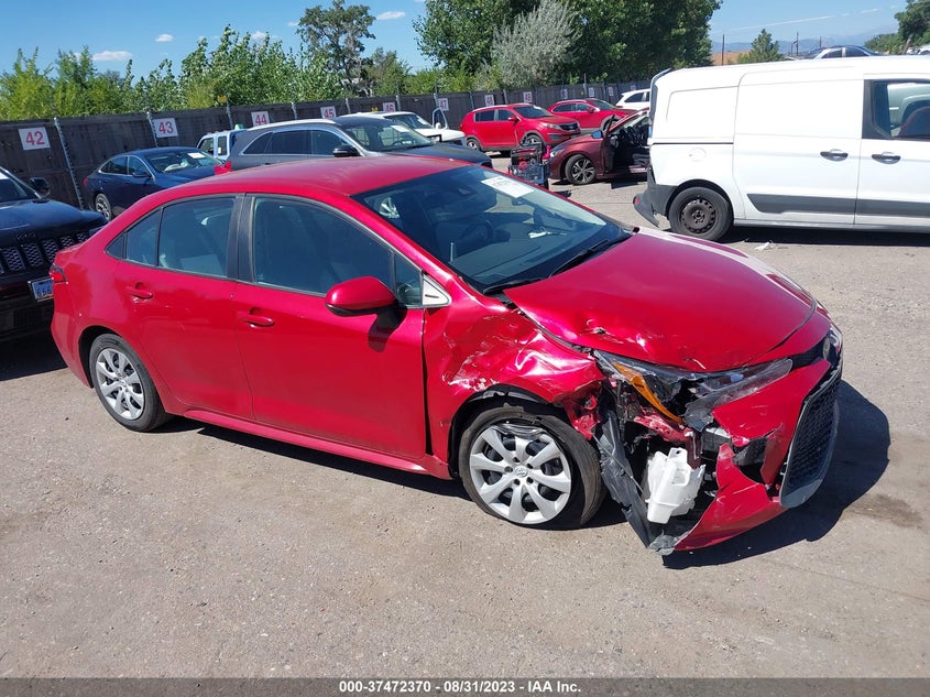 VIN 5YFEPMAE3MP196742 2021 TOYOTA COROLLA LE