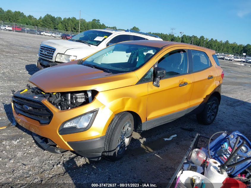 VIN MAJ3S2FE1MC439904 2021 FORD ECOSPORT S