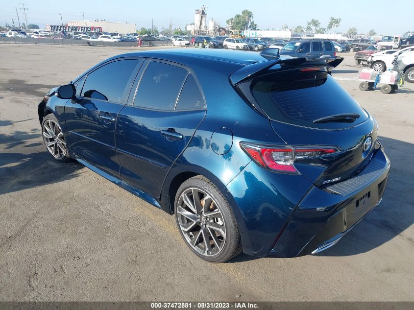 2019 TOYOTA COROLLA HATCHBACK SE/XSE JTNK4RBE2K3028289