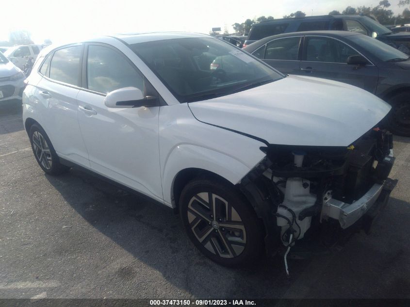 2022 HYUNDAI KONA ELECTRIC LIMITED - KM8K53AG0NU139080