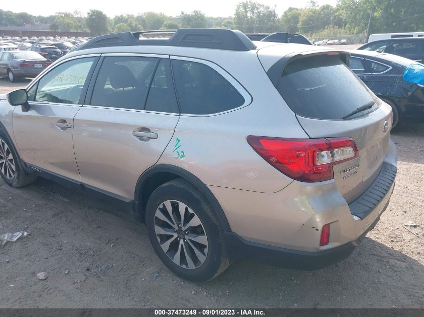 2016 SUBARU OUTBACK 2.5I LIMITED - 4S4BSBNC3G3300928