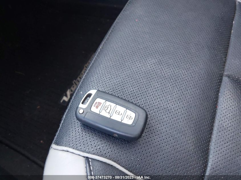 2013 HYUNDAI VELOSTER TURBO W/BLACK INT - KMHTC6AE8DU161286