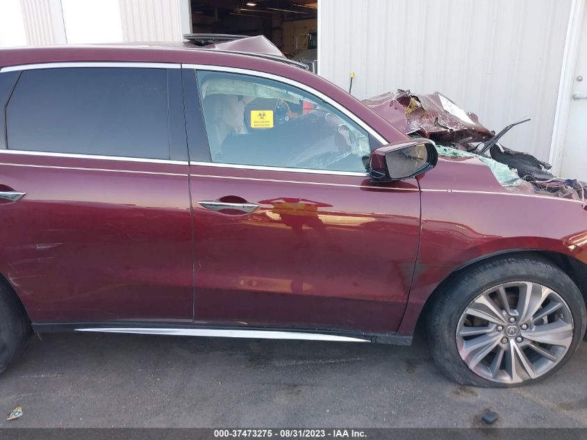 2018 ACURA MDX TECHNOLOGY - 5J8YD4H55JL011270