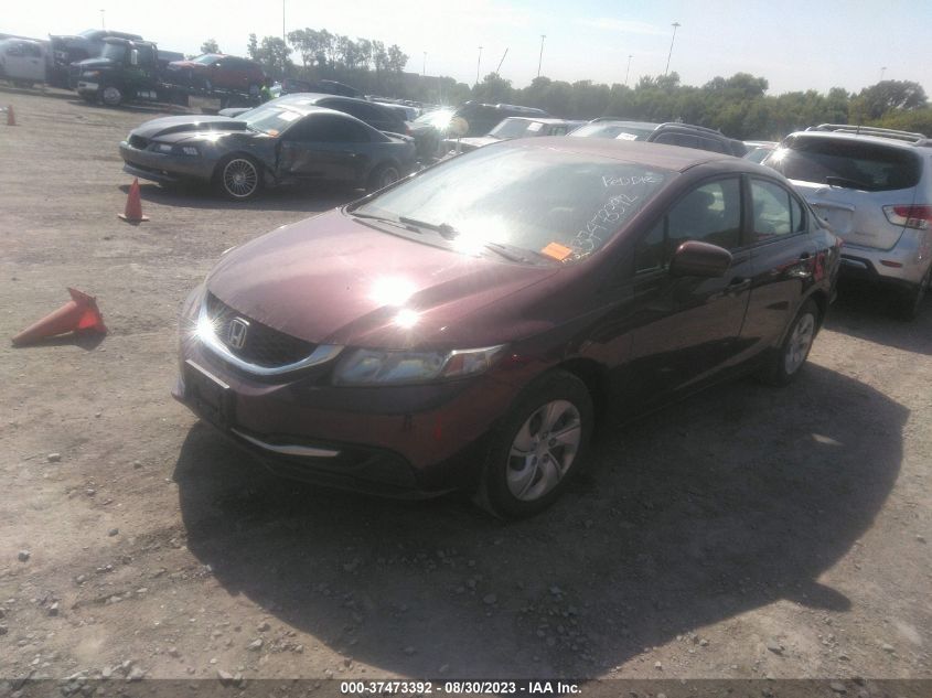 2014 HONDA CIVIC SEDAN LX - 19XFB2F58EE241113