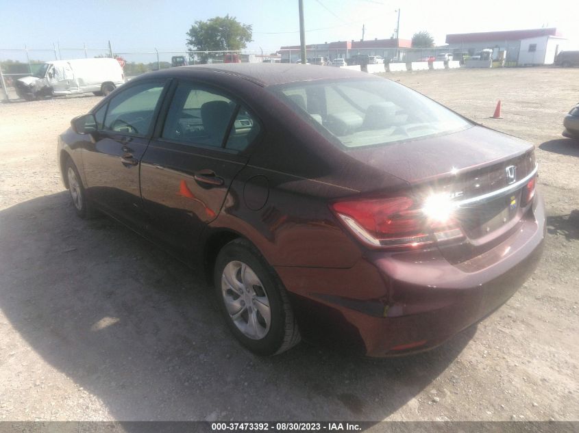 2014 HONDA CIVIC SEDAN LX - 19XFB2F58EE241113