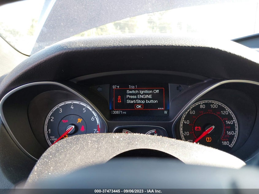 VIN 1FADP3L90HL326826 2017 FORD FOCUS ST