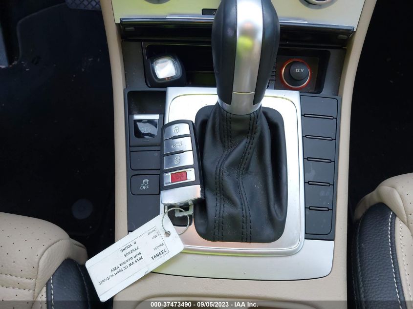 2015 VOLKSWAGEN CC SPORT - WVWBP7AN2FE801466
