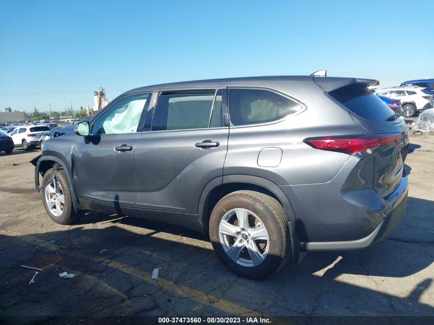 2021 TOYOTA HIGHLANDER L/LE - 5TDZZRAH8MS039959