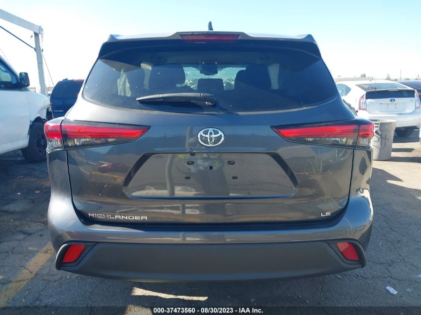 2021 TOYOTA HIGHLANDER L/LE - 5TDZZRAH8MS039959
