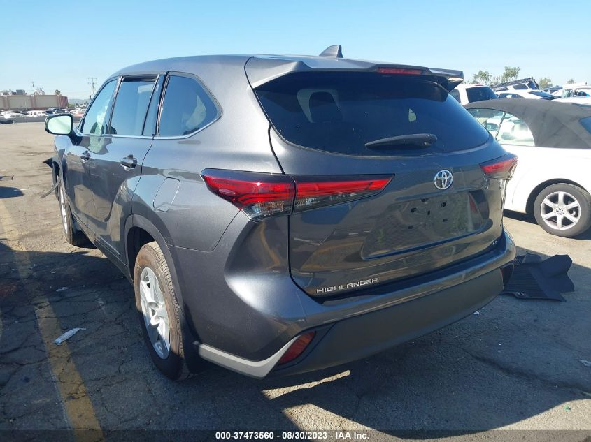2021 TOYOTA HIGHLANDER L/LE - 5TDZZRAH8MS039959