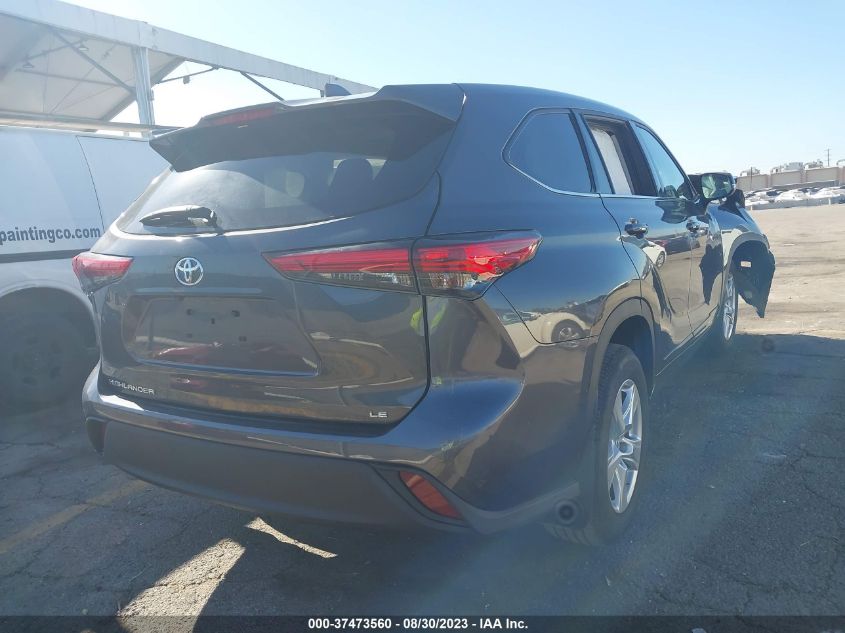 2021 TOYOTA HIGHLANDER L/LE - 5TDZZRAH8MS039959