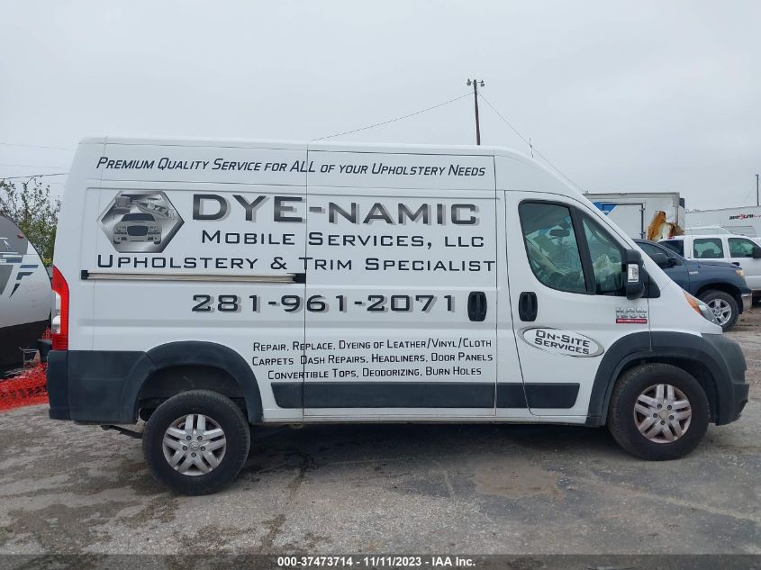 2019 RAM PROMASTER 1500 136" WB - 3C6TRVBG6KE549455