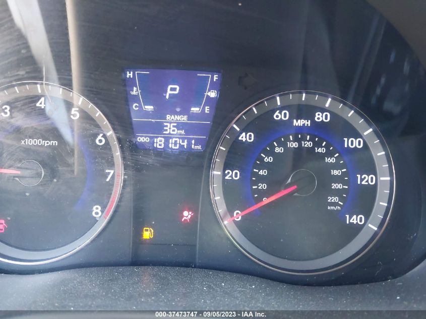 2013 HYUNDAI ACCENT GS - KMHCT5AE9DU125567