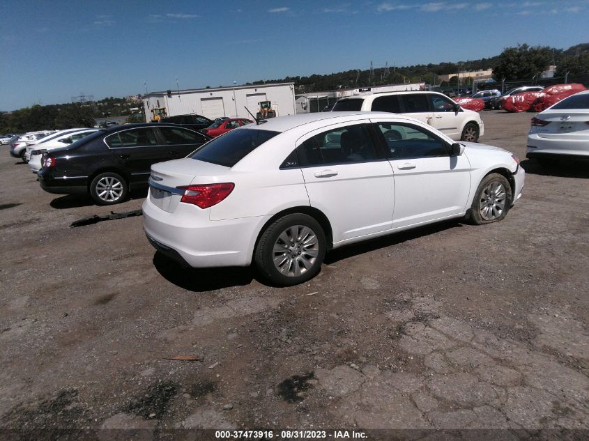 2013 CHRYSLER 200 LX - 1C3CCBAG9DN767340