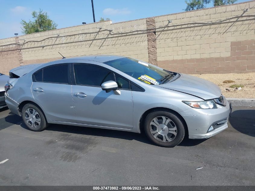 2015 HONDA CIVIC HYBRID - 19XFB4F37FE201455