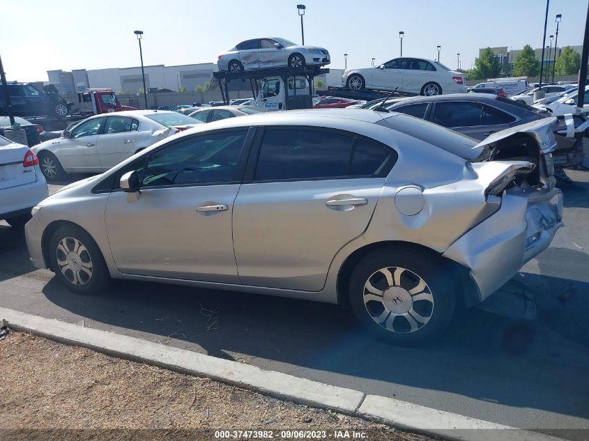 2015 HONDA CIVIC HYBRID - 19XFB4F37FE201455