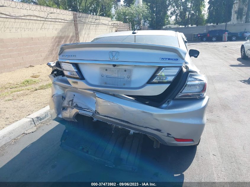2015 HONDA CIVIC HYBRID - 19XFB4F37FE201455