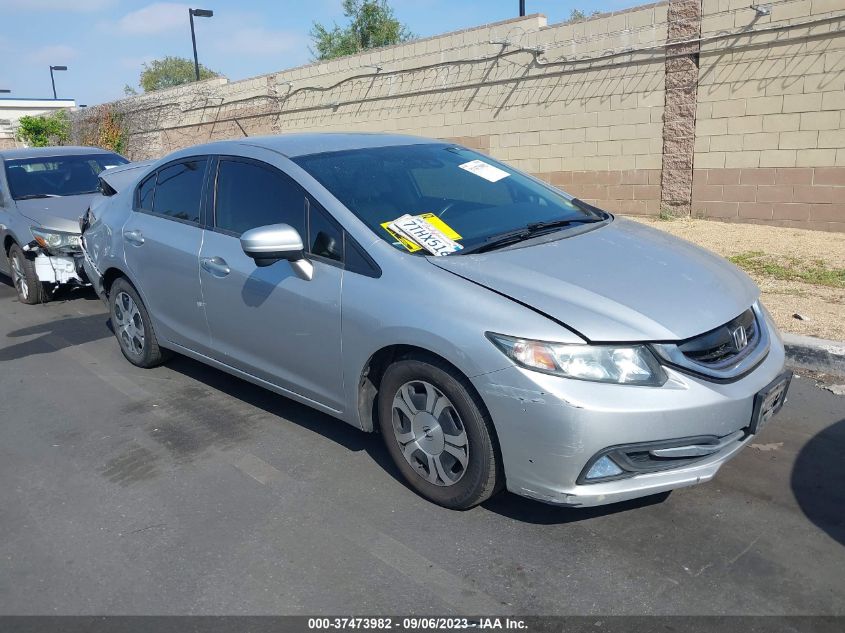 2015 HONDA CIVIC HYBRID - 19XFB4F37FE201455
