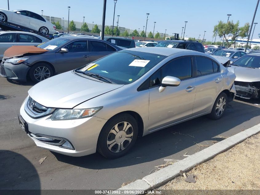 2015 HONDA CIVIC HYBRID - 19XFB4F37FE201455