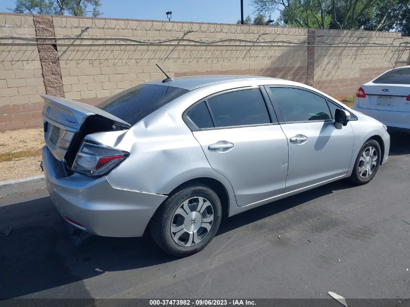 2015 HONDA CIVIC HYBRID - 19XFB4F37FE201455