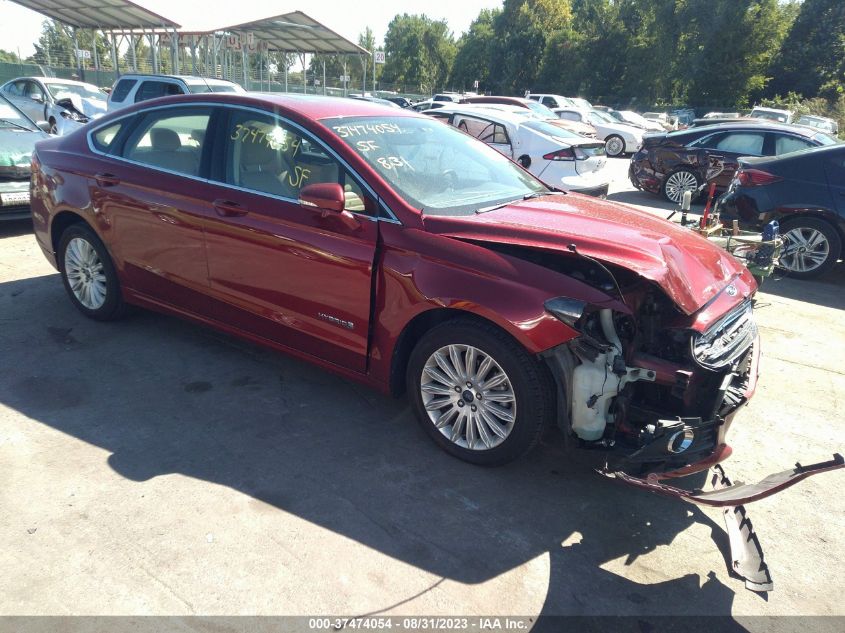 2014 FORD FUSION SE HYBRID - 3FA6P0LU8ER350686