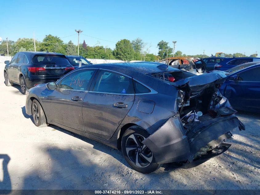 2022 HONDA INSIGHT EX - 19XZE4F55NE015529