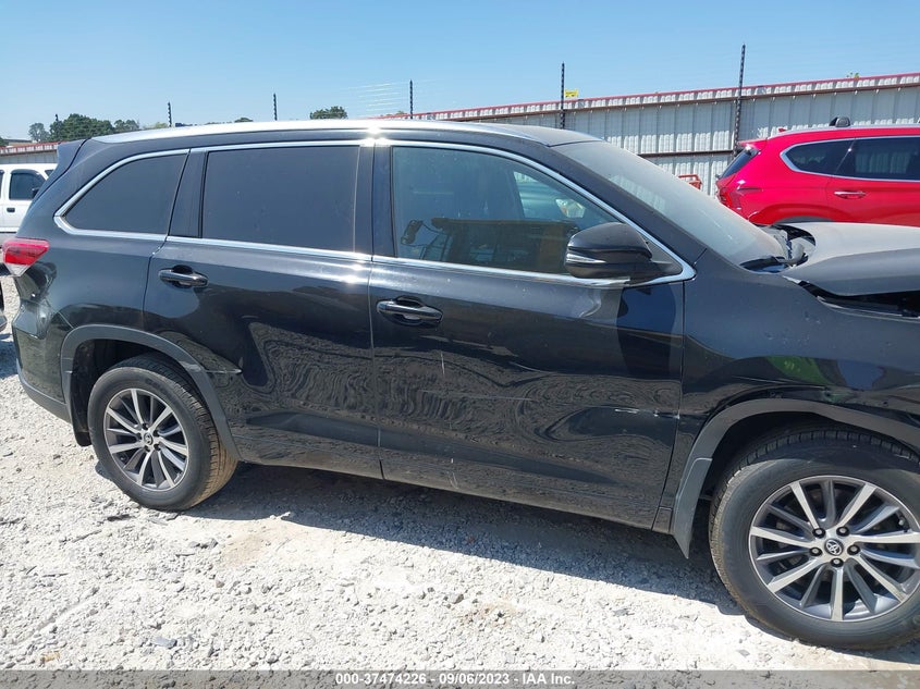 VIN 5TDKZRFH6JS287844 2018 TOYOTA HIGHLANDER SE/XLE