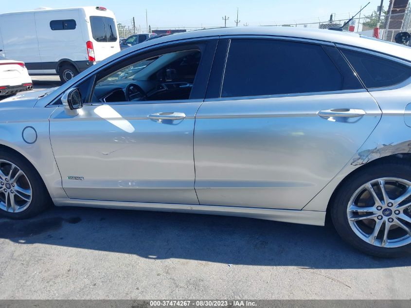 2015 FORD FUSION ENERGI TITANIUM - 3FA6P0SU2FR147327