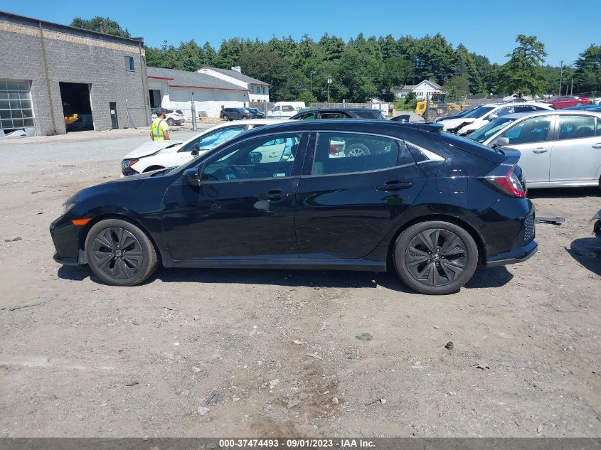 2018 HONDA CIVIC HATCHBACK EX - SHHFK7H52JU421135