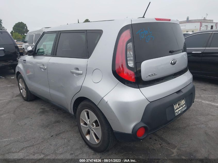 2016 KIA SOUL BASE - KNDJN2A25G7847843
