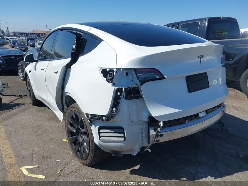 VIN 5YJYGDEE0MF079722 2021 TESLA MODEL Y LONG RANGE