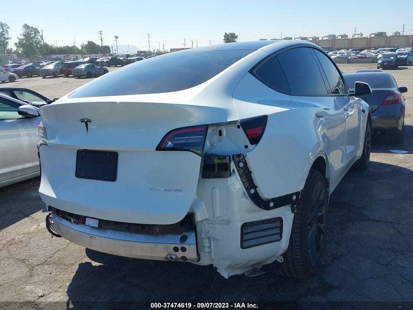 VIN 5YJYGDEE0MF079722 2021 TESLA MODEL Y LONG RANGE