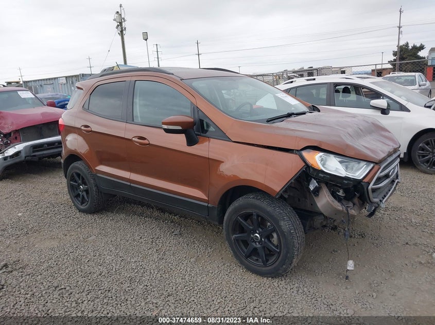 VIN MAJ6P1ULXJC233812 2018 FORD ECOSPORT SE