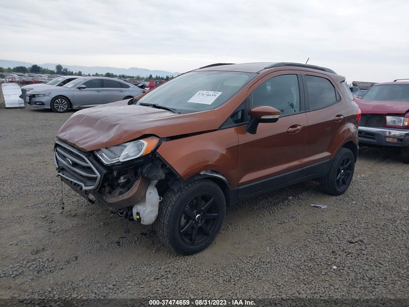 VIN MAJ6P1ULXJC233812 2018 FORD ECOSPORT SE