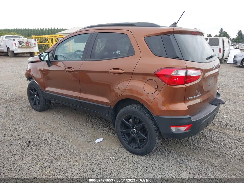 VIN MAJ6P1ULXJC233812 2018 FORD ECOSPORT SE
