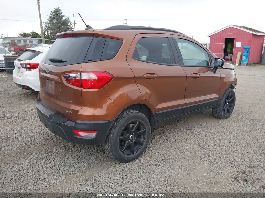 VIN MAJ6P1ULXJC233812 2018 FORD ECOSPORT SE