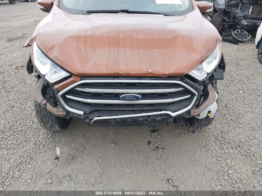 VIN MAJ6P1ULXJC233812 2018 FORD ECOSPORT SE