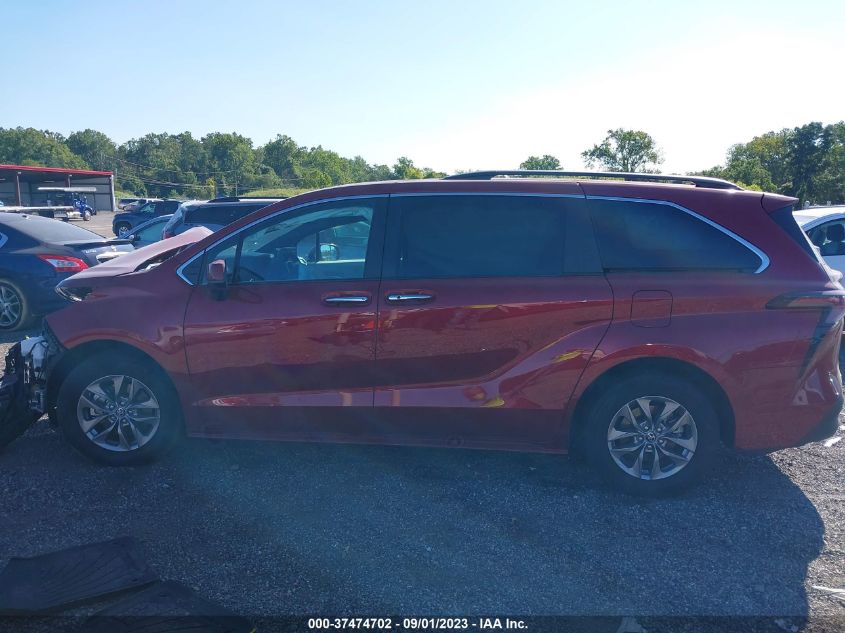 2023 TOYOTA SIENNA XLE - 5TDYSKFC5PS089467