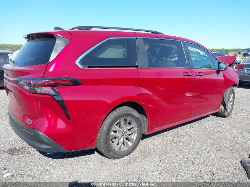 2023 TOYOTA SIENNA XLE - 5TDYSKFC5PS089467