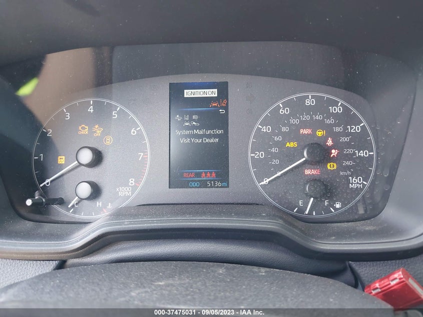 VIN 5YFS4MCE1PP154356 2023 TOYOTA COROLLA SE