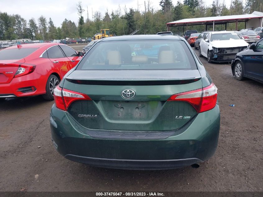 2016 TOYOTA COROLLA LE ECO - 2T1BPRHEXGC527391