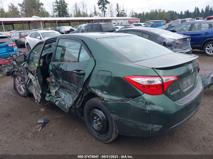 2016 TOYOTA COROLLA LE ECO - 2T1BPRHEXGC527391
