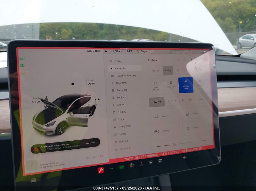 2023 TESLA MODEL Y - 7SAYGDEE4PF766886